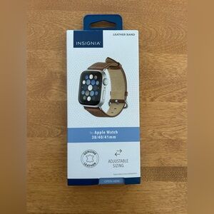 Brand new! Insignia Leather Apple Watch Band